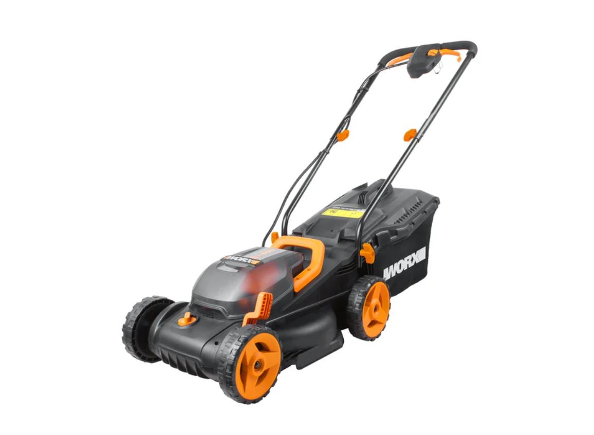 Worx 2X20V Plæneklipper 34cm 2 x 20V 2 x 4Ah Plæneklipper