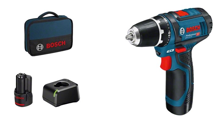 BOSCH 060186810F GSR 12V-15 Skruetrækker