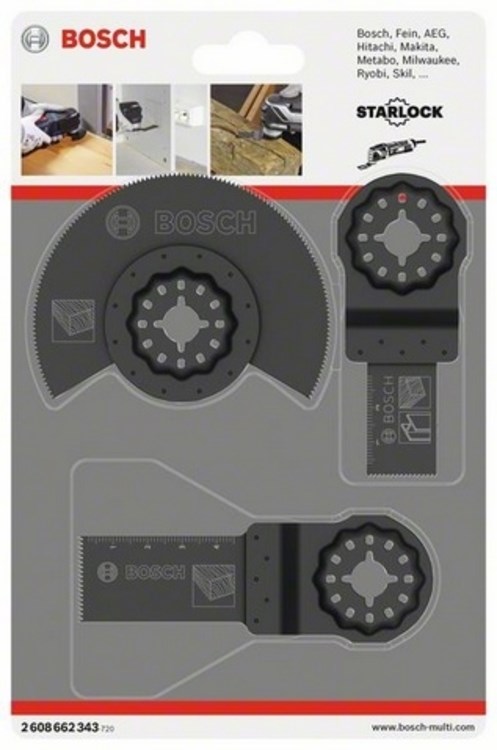 Bosch Savklingesæt Træ Omt Basis 3 Dele - 2608662343