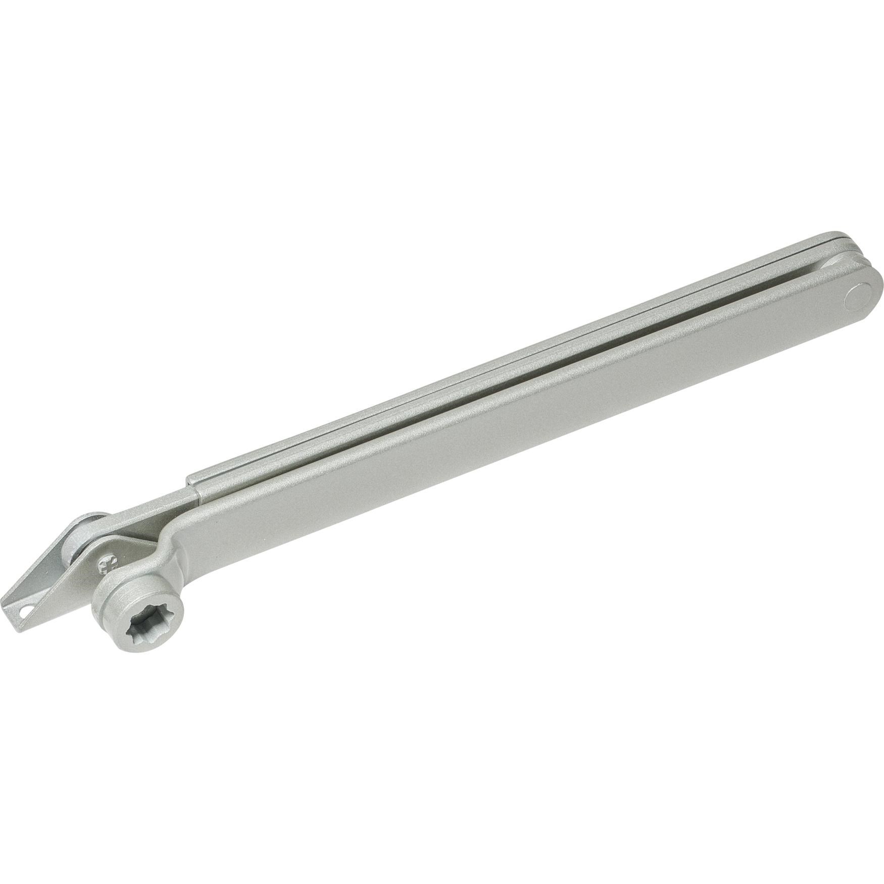 Dorma fladform arm til TS 83/TS 73 dørlukker sølv
