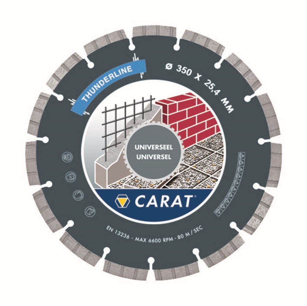 Carat CEBTT Thunderline universalklinge Ø350 mm