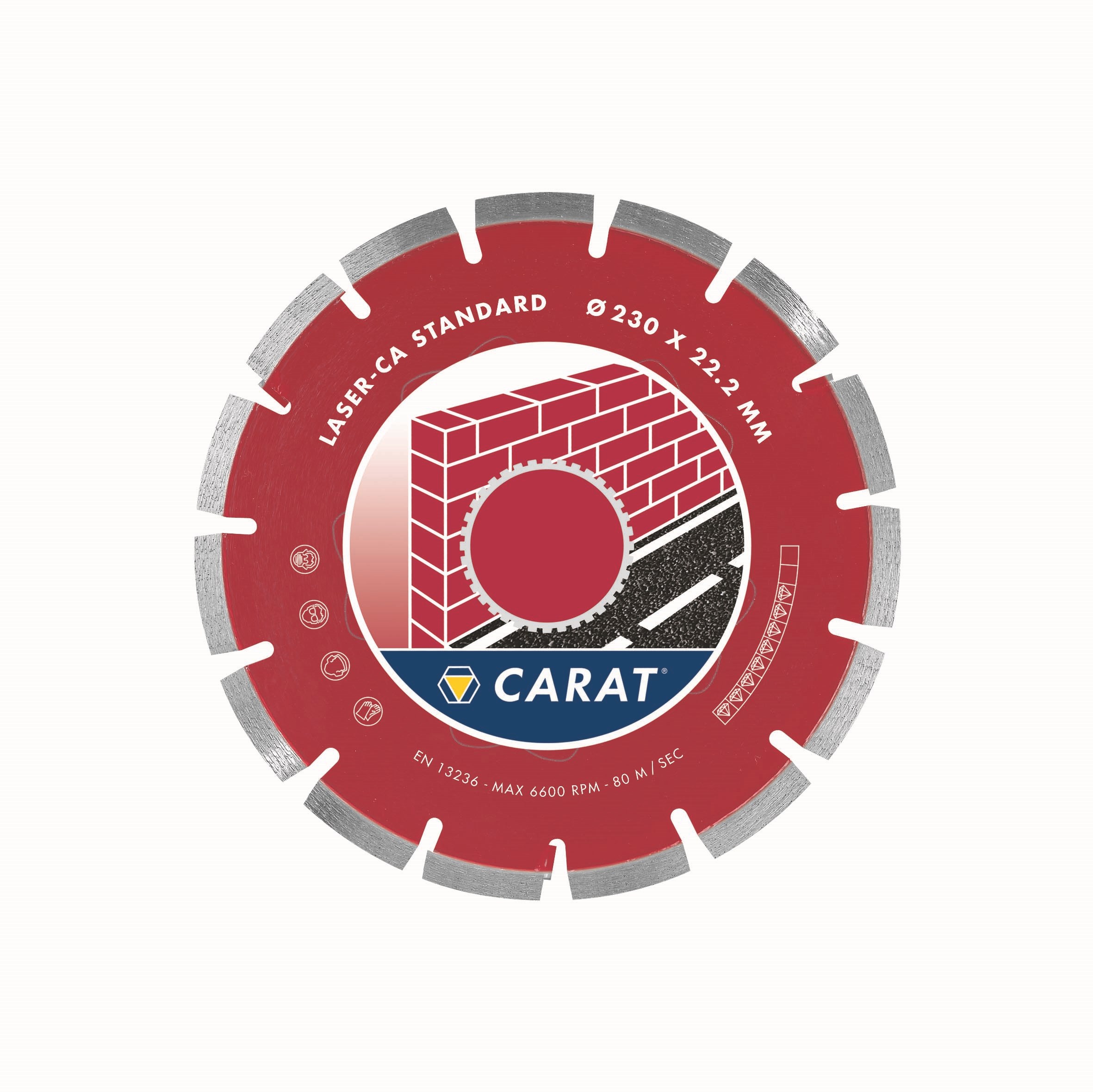 Carat mursten/asfalt diamantklinge Ø230 mm