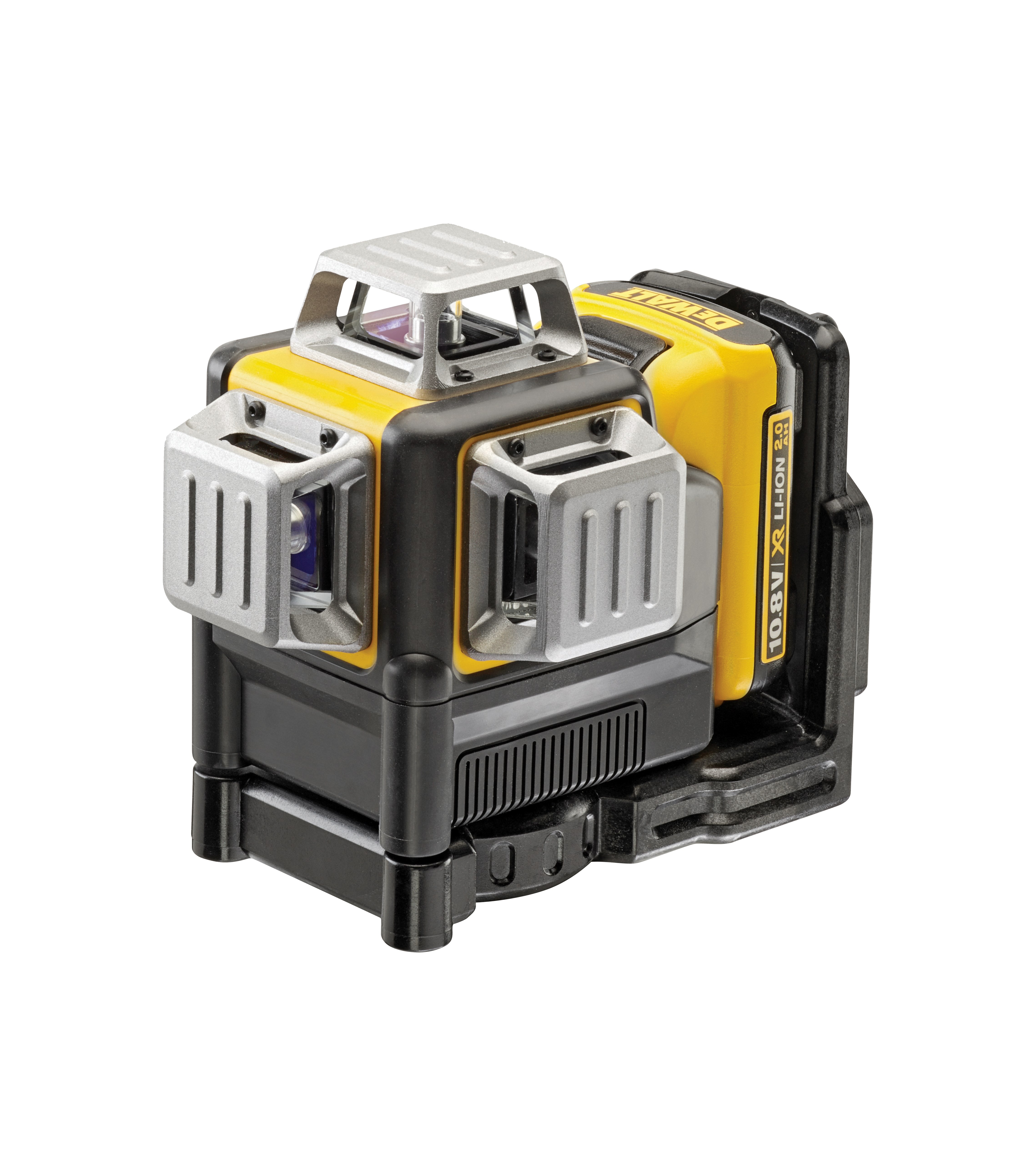 DeWALT 10,8V linjelaser, rød lys, 4xAA - 3x 360gr. - DCE089LR-XJ