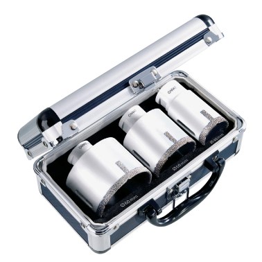 Carat EHSSET diamantboresæt fliser/klinker 3 bor Ø40/50/60 mm