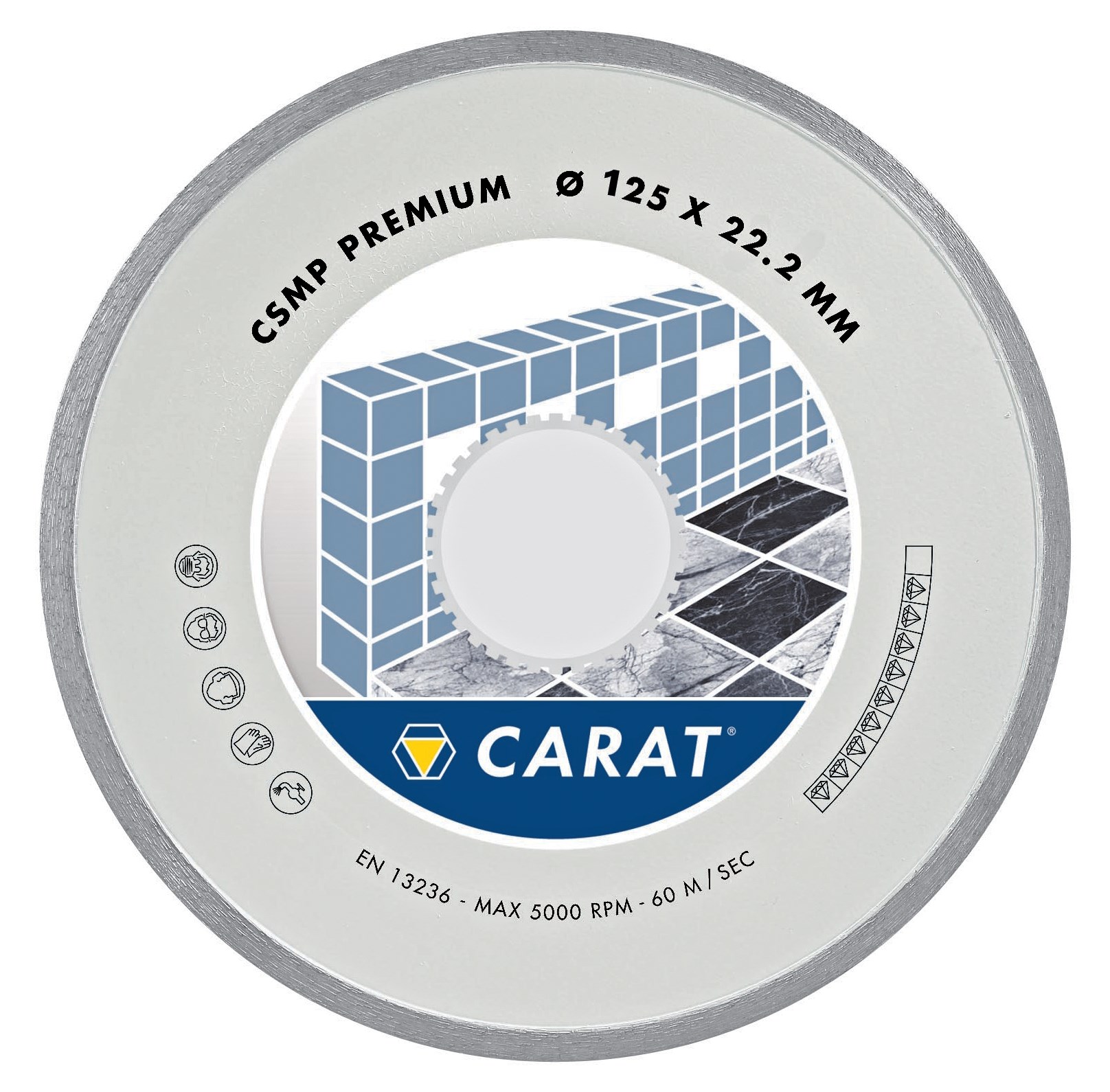 Carat CSMP premium silent diamantklinge fliser