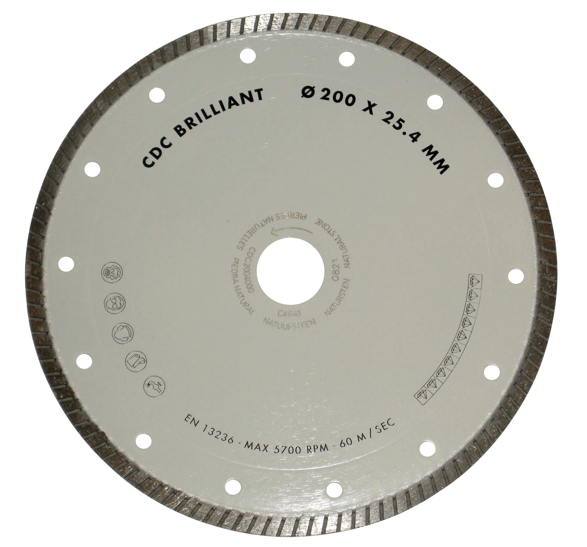 Carat CDC brilliant diamantklinge fliser Ø200 mm