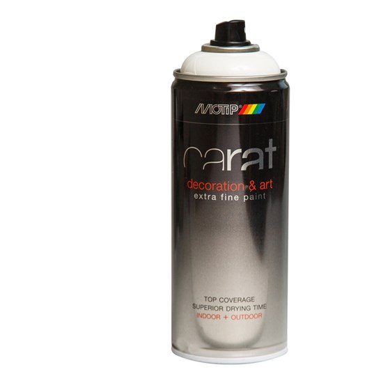 Interpretive Udseende national MOTIP Carat SpraymalingStørrelse 400 ml Farve Hvid - STARK