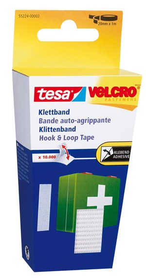 Tesa Burretape Hvid 1m