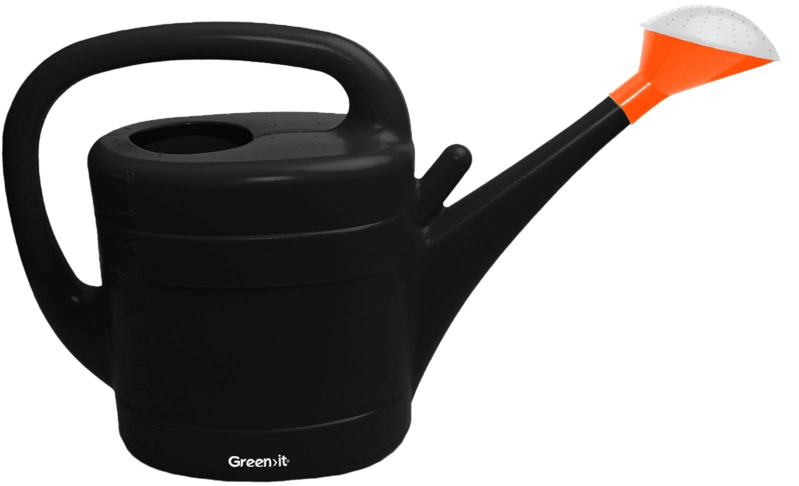 HOME It® vandkande med brusehoved 10 liter sort