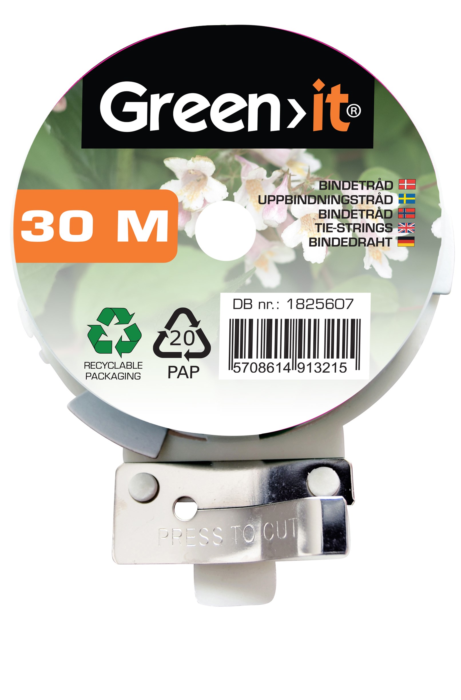 GREEN>IT Plastbelagt Bindetråd