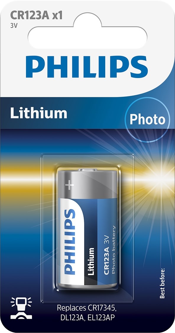 Philips Batteri - Cr123a-01b