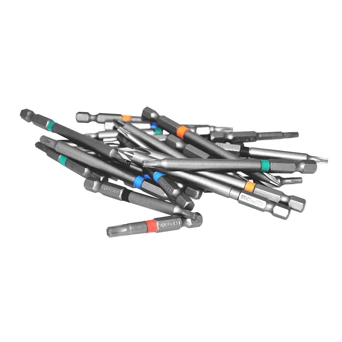 Staco 1/4" TX20 bit grøn 89 mm 2 stk.