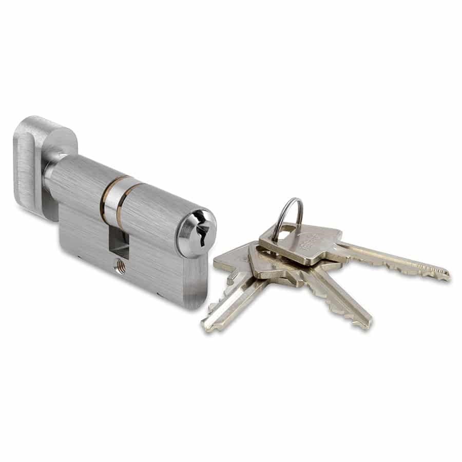 JASA Profilcylinder Med Vrider +15/+0 Mm – Standard