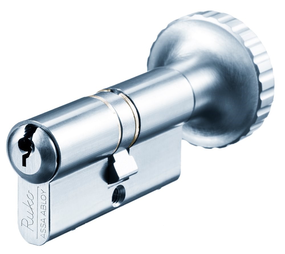 RUKO RB1602 Dobbelt Profilcylinder Rustfrit Look