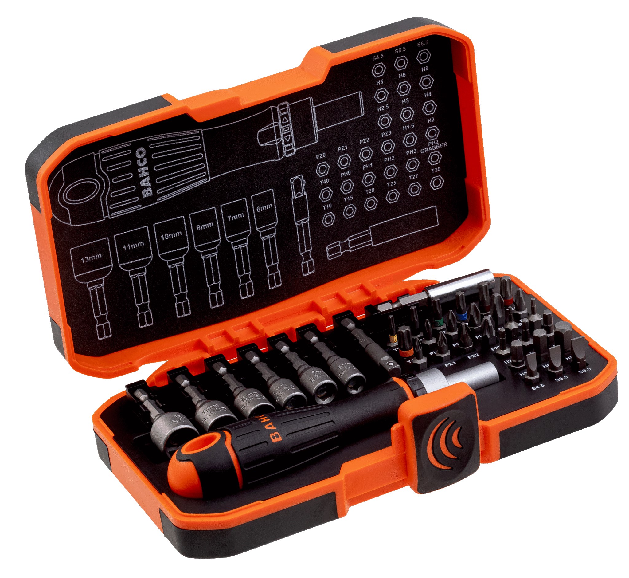 BAHCO 1/4" Heavy Duty Bitssæt