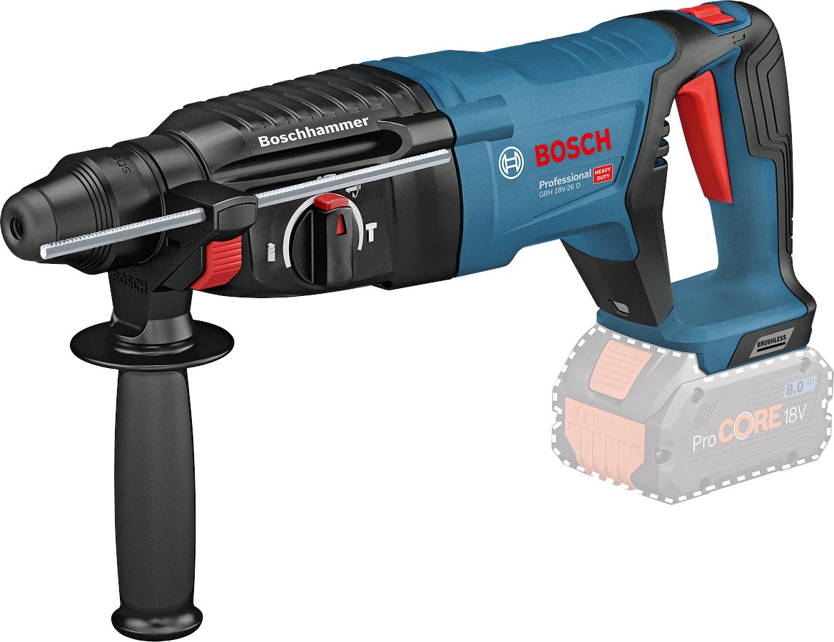 Bosch GBH 18V-26 D - Akku borehammer med SDS plus - 0611916001