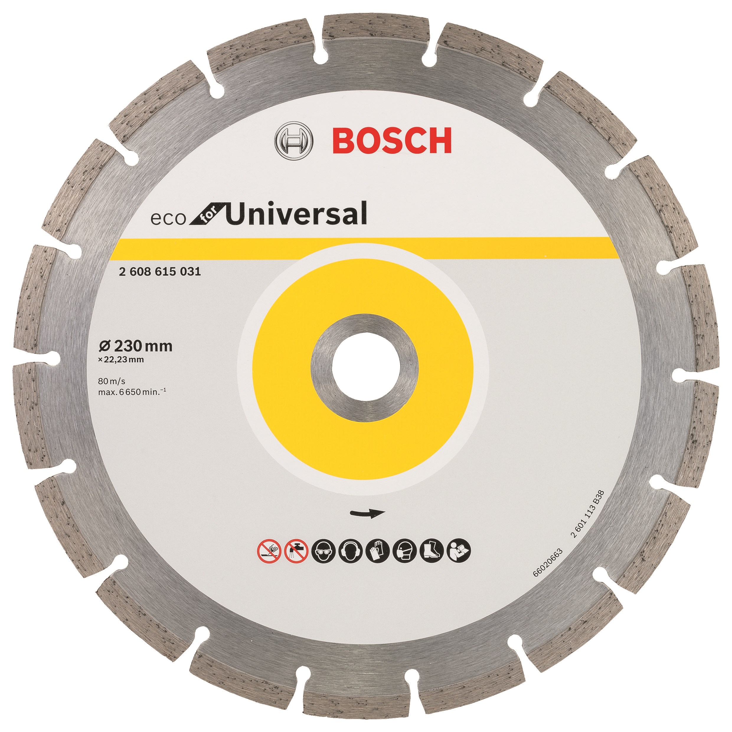 Bosch Diamantskive 230x22.25mm Eco Universal - 2608615031