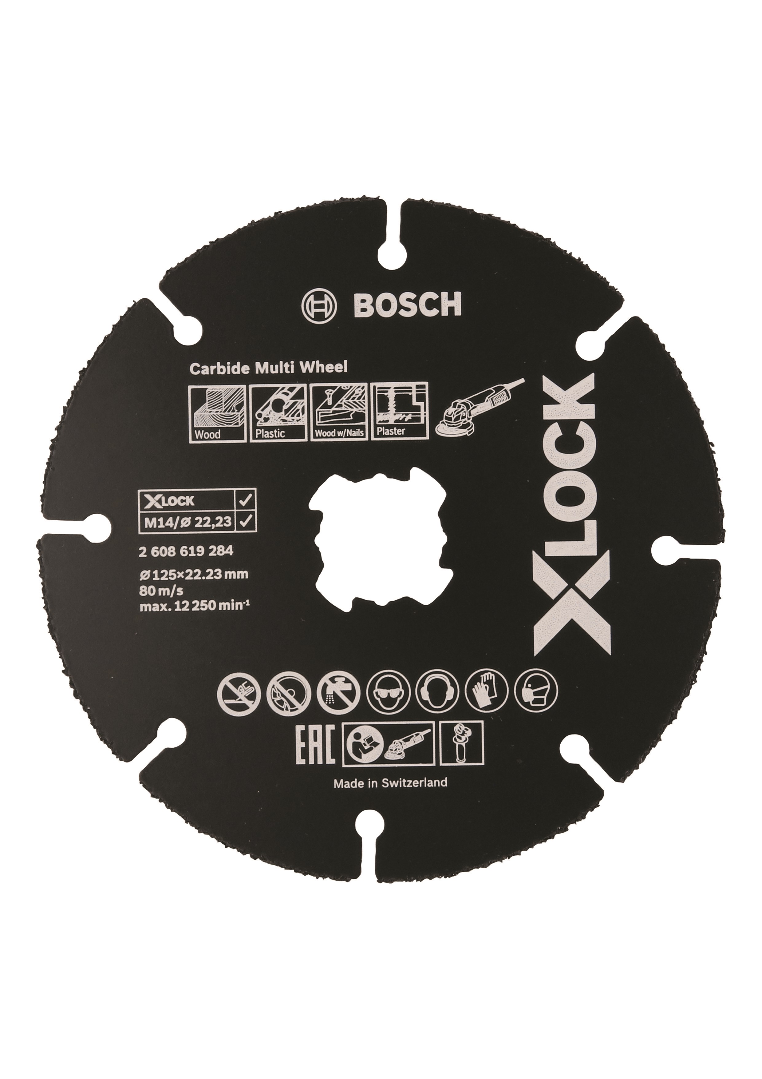 Bosch X-Lock Carbide Multi Wheel skæreskive 125x1 mm