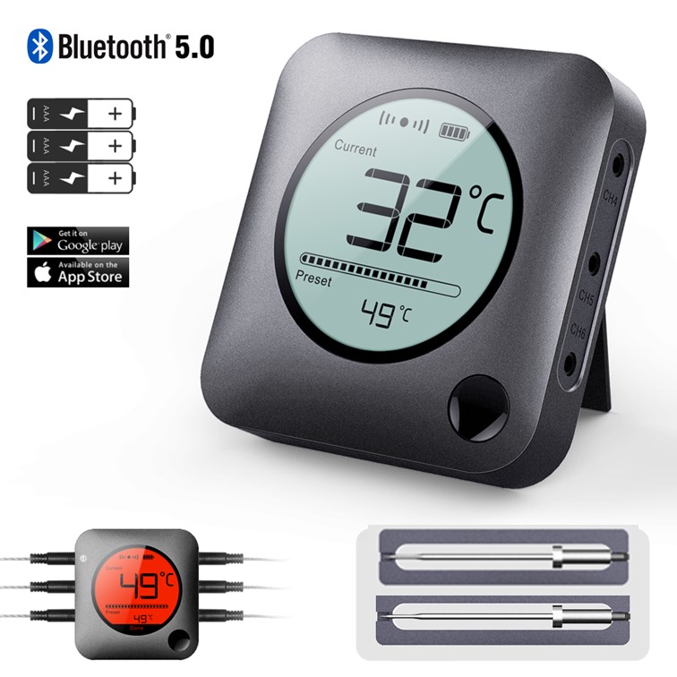GRILLNGO Master Bluetooth Stegetermometer