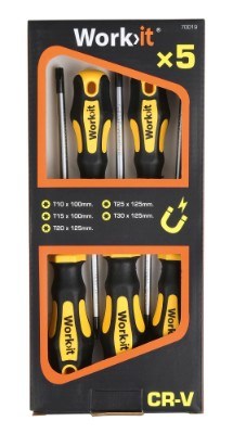 Work-it TORX skruetrækkersæt 5 dele