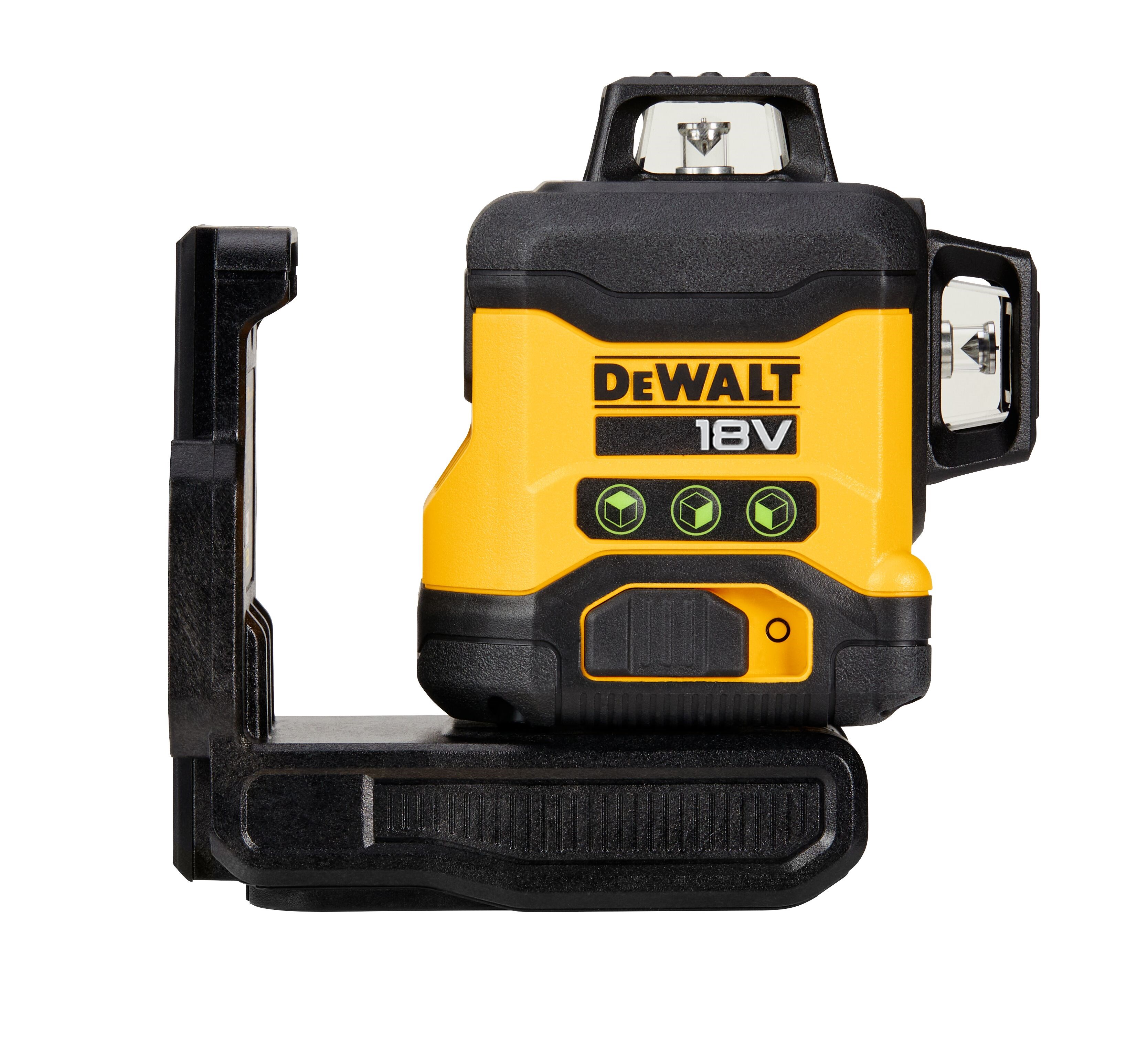 Dewalt 18V XR 3x360° kompakt laser, grøn, solo – DCLE34031N-XJ