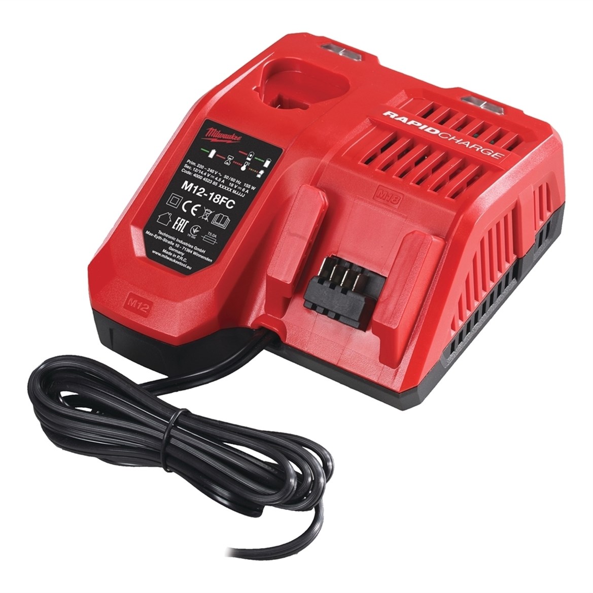 MILWAUKEE M12-M18 Hurtiglader