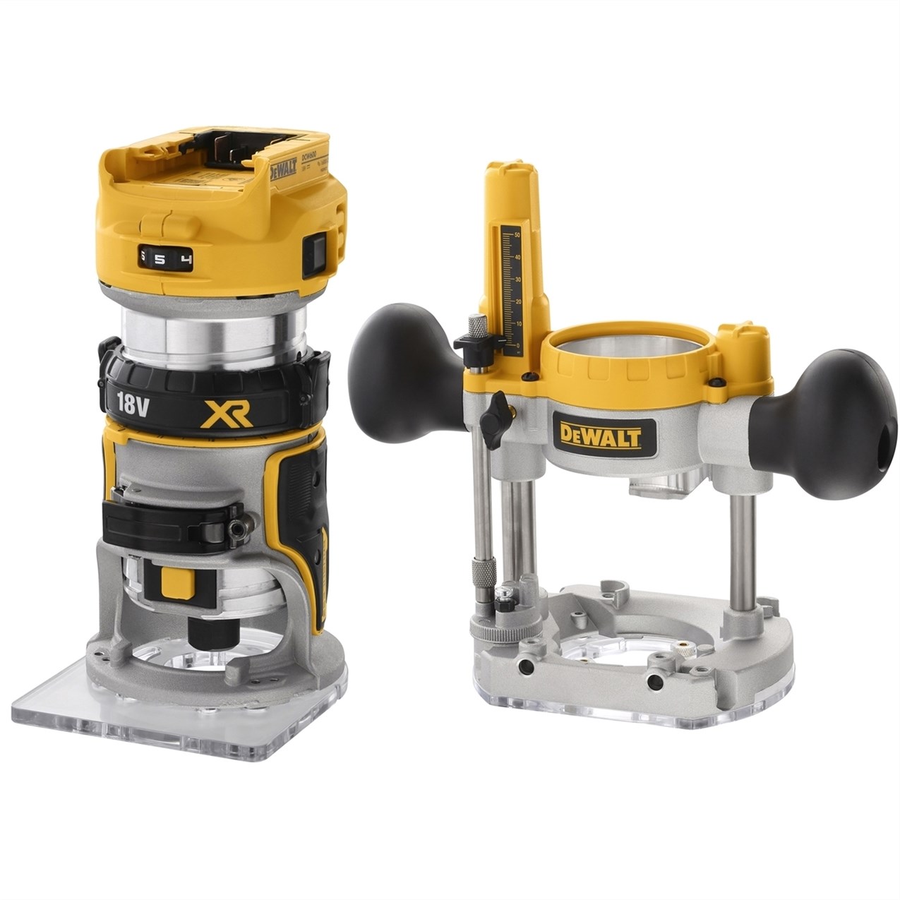Dewalt 18V XR kulløs 8 mm overfræser – solo – DCW604N-XJ