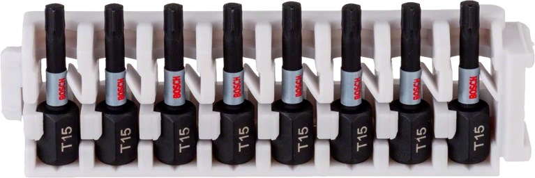 Bosch Bits Impact T15 25mm 8stk - 2608522379