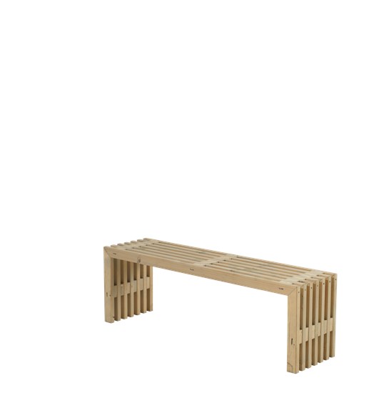 Plus Rustik Trallebænk Design - 19537-12 Drivtømmerfarve