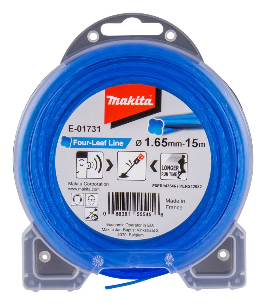 Makita Four-leaf Nylontråd 1.65-15m - E-01731