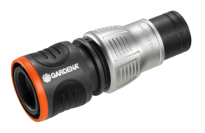 Gardena Premium Slangekobling M/stop 1/2"" - 5/8"" - 18253-20