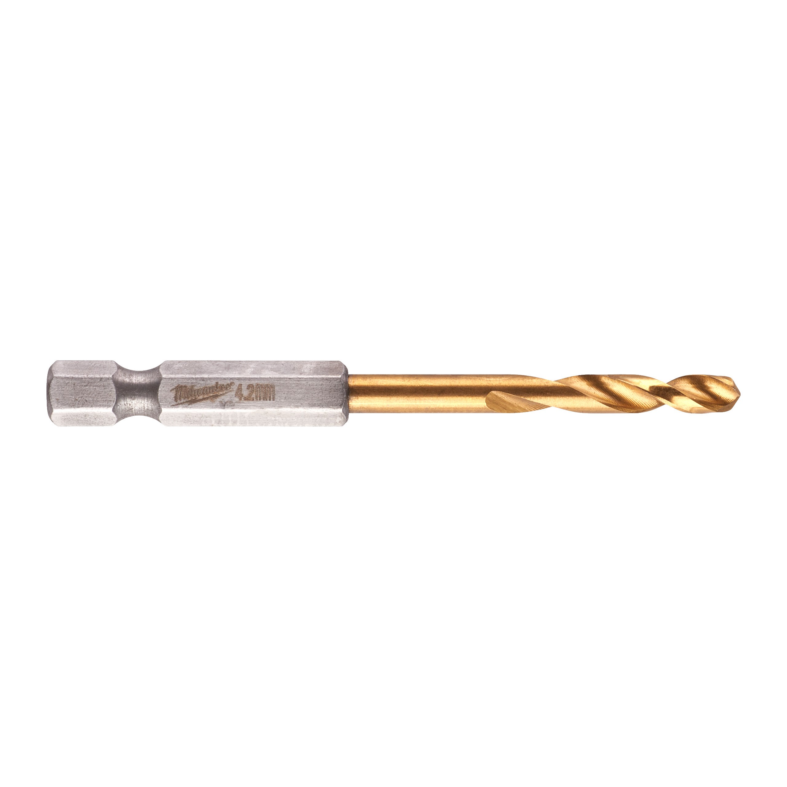 Milwaukee Red Hex shockwave™ HSS-Tin metalbor 2 mm