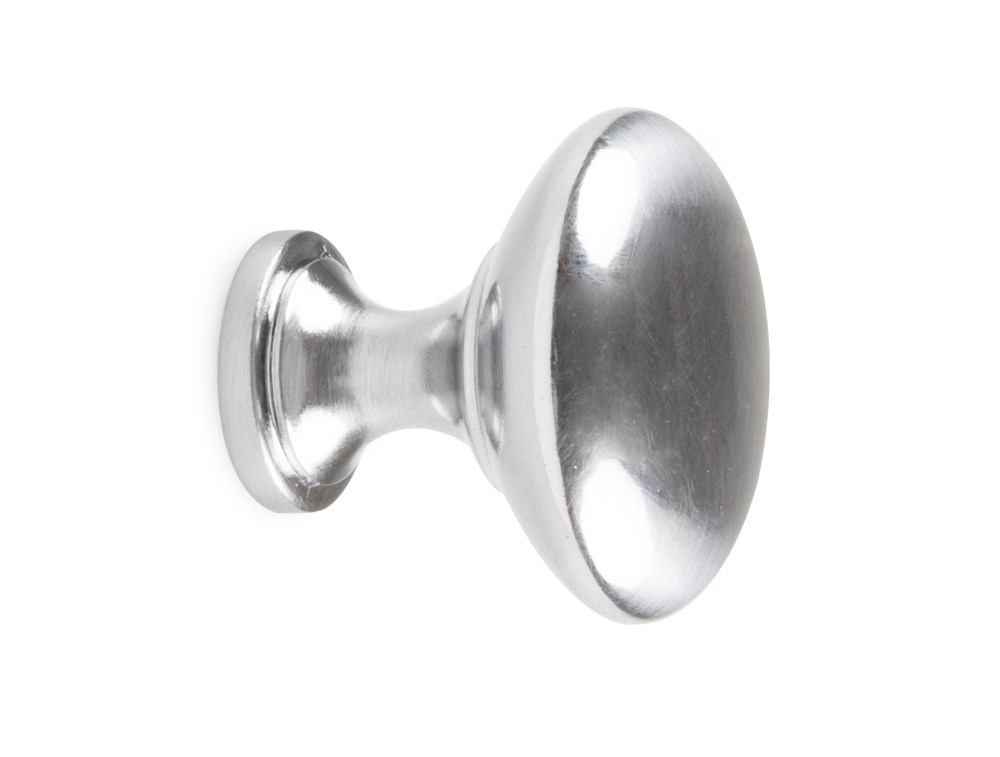 HABO Møbelknop 32 mm 1 stk Børstet Krom