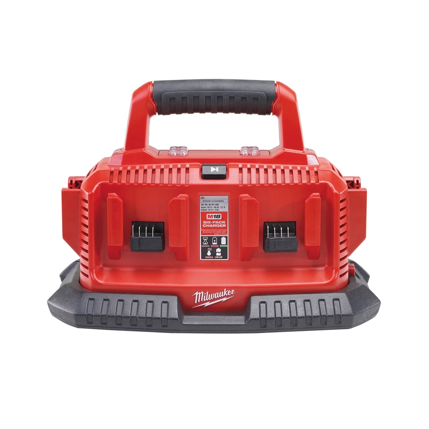 Milwaukee M1418 C6 multioplader til 6 batterier