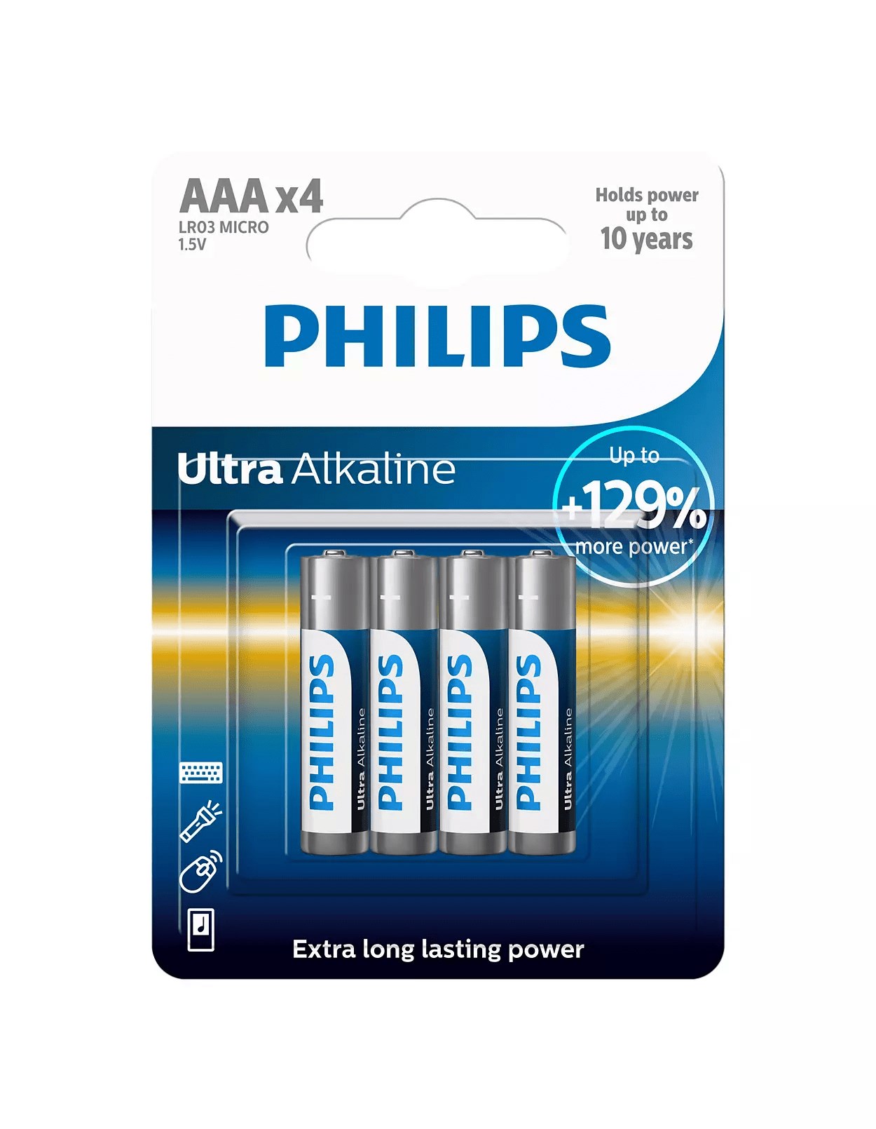 Philips Ultra Alkaline Aaa 4 - Lr03e4b-10