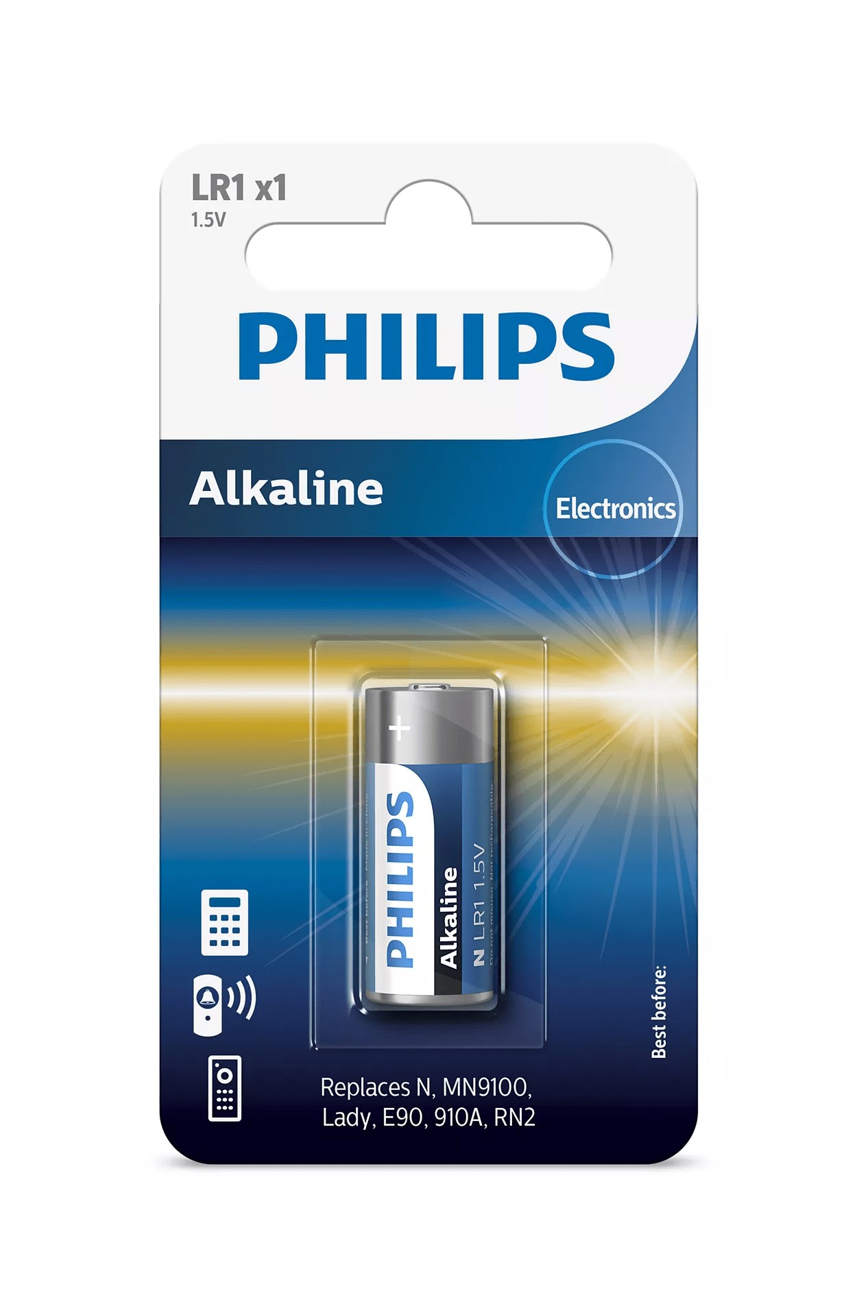Philips Alkaline Lr1 1 - Lr1p1b-10