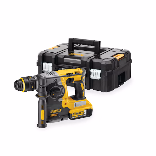 DeWALT DCH273P2T-QW 18C XR borehammer 2x5.0Ah batteri og lader