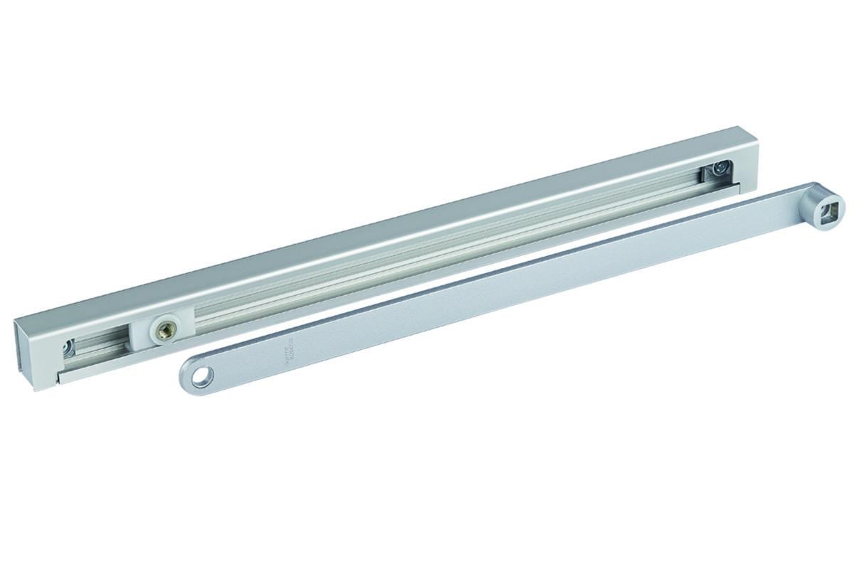 Dorma glideskinne t/dørlukker TS92 og TS93 sølv