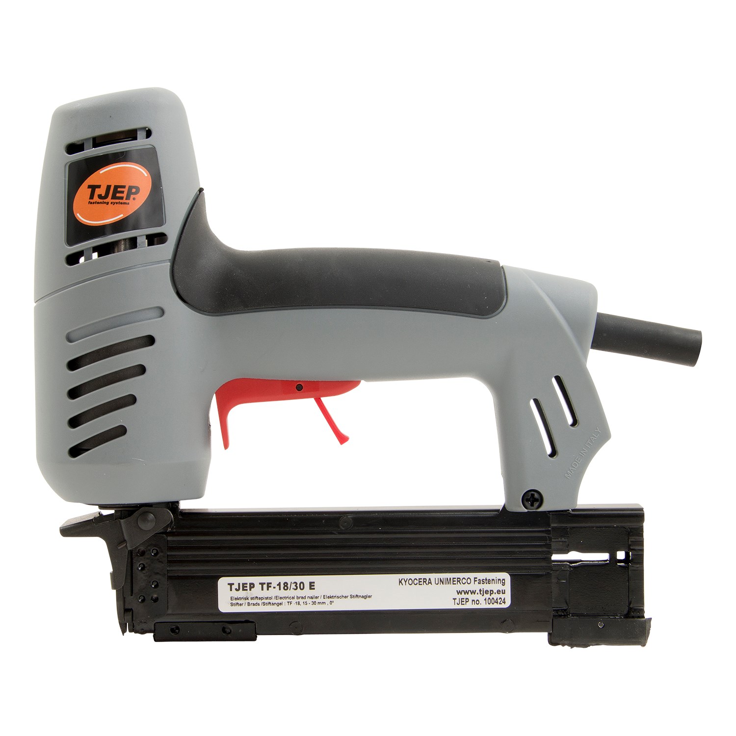 Tjep Stiftepistol Tf-18/30 E   Incl.kuffert Incl. 3 Ks Stifter 19-25-30mm