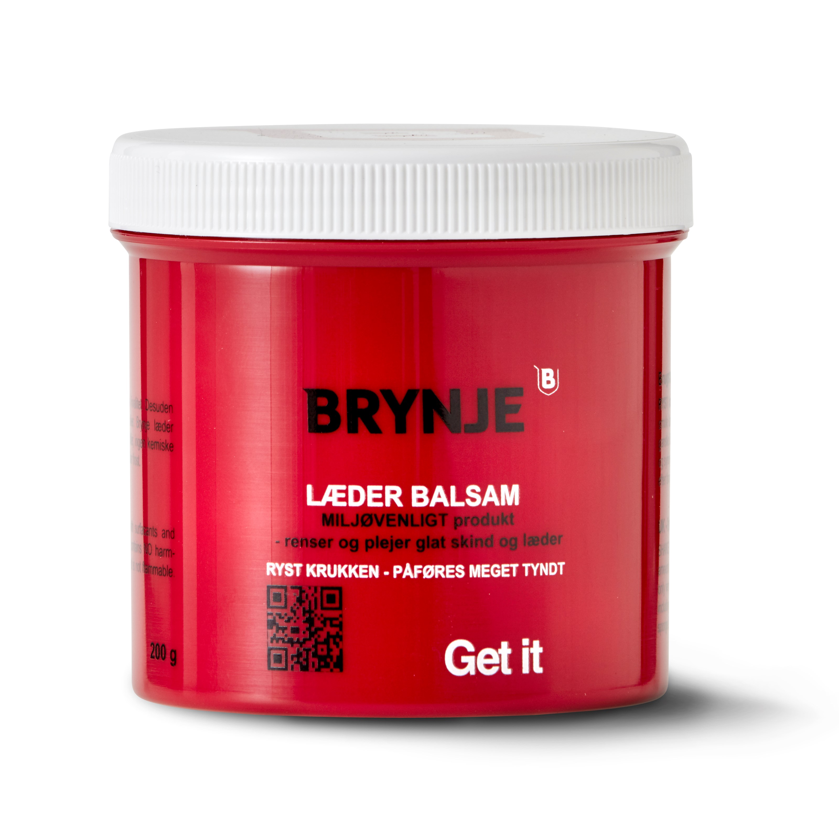 Brynje læderbalsam sort