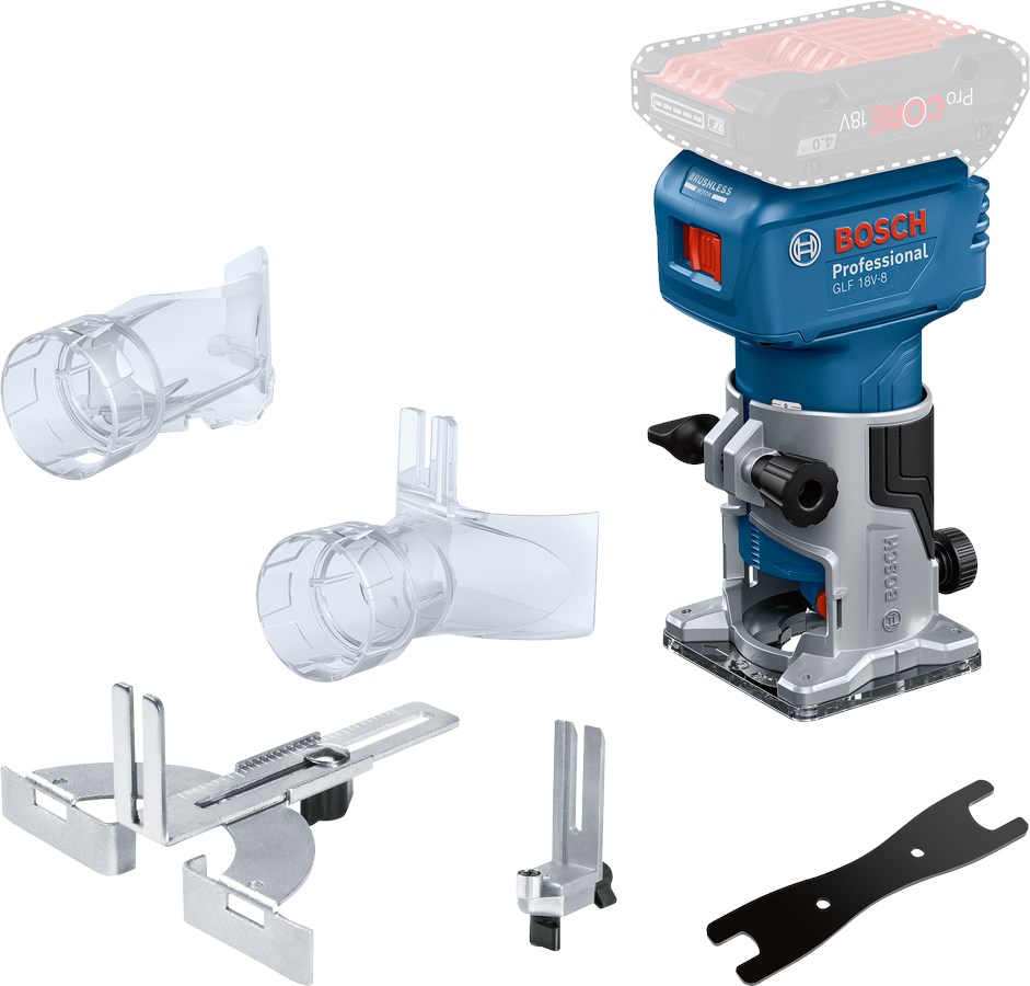 Bosch 18V-8 kantfræser solo