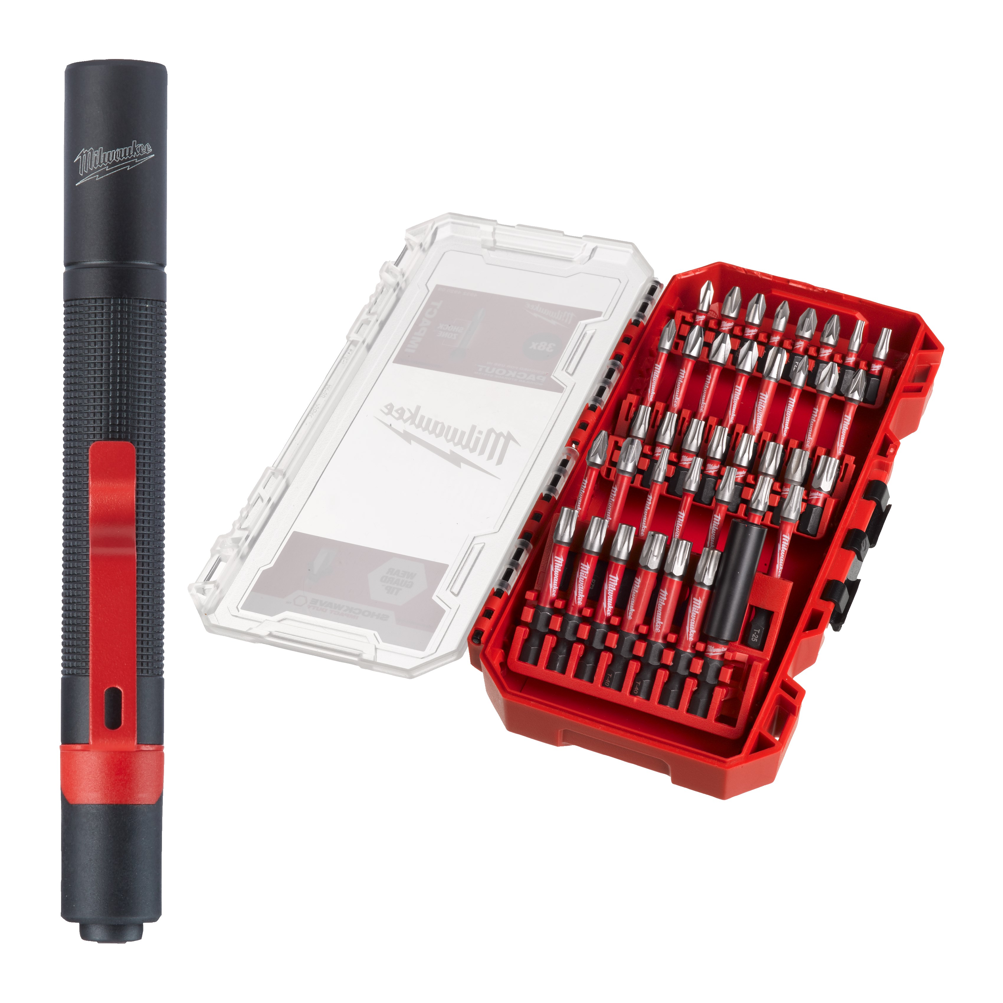 Milwaukee CD EU 39P shockwave™ impact duty™ bitssæt